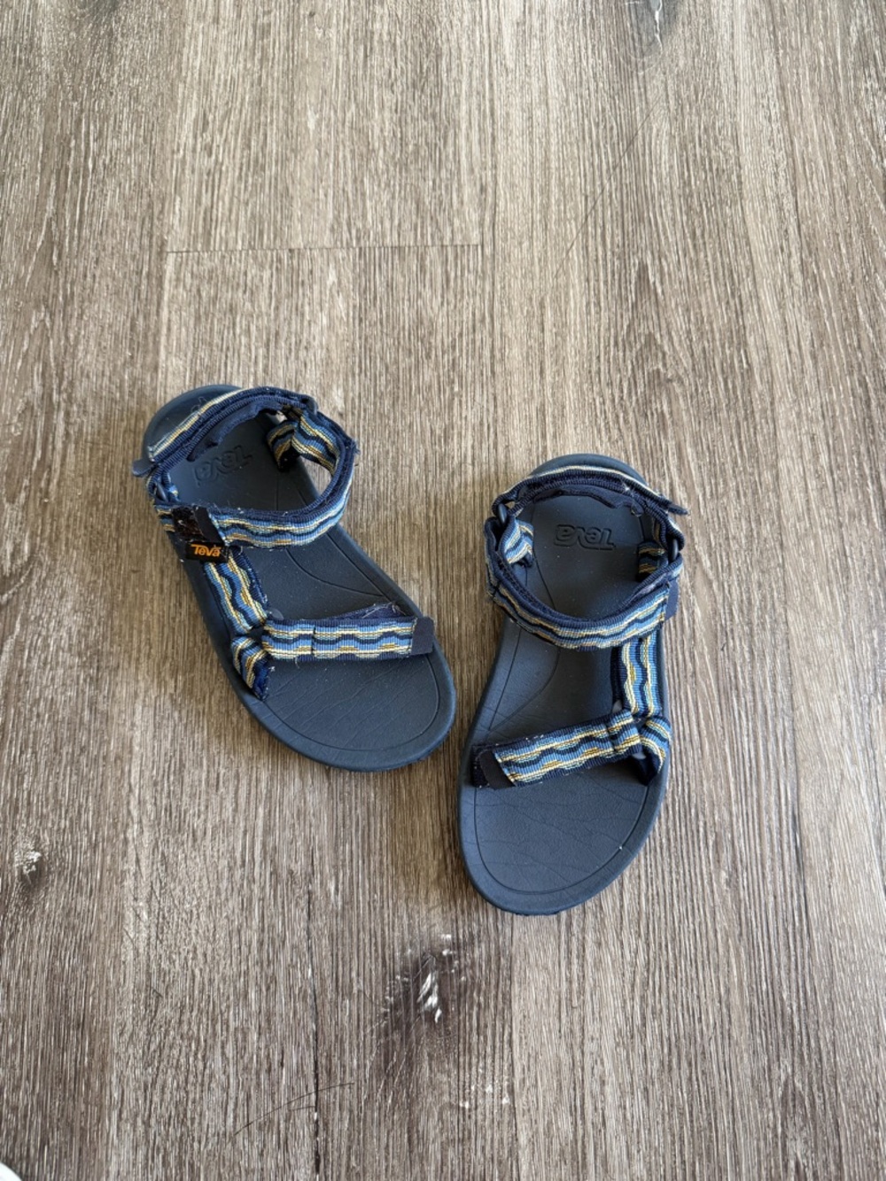 Teva Kids Navy Blue Sandals with Multicolor Straps